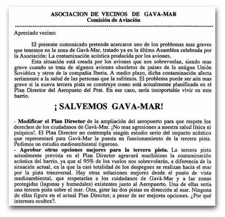 Let's save Gavà Mar !! (1999)