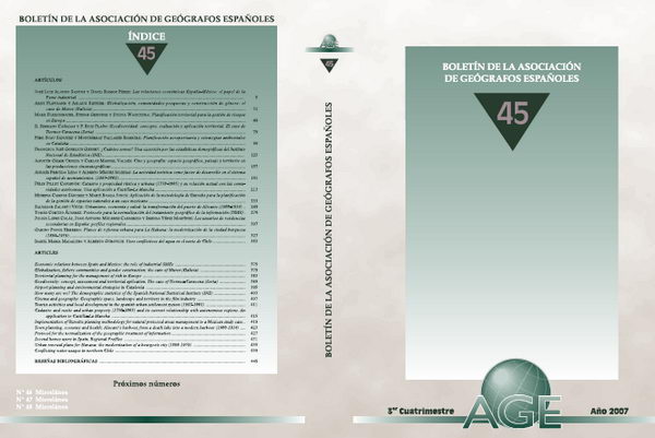 Article "Planificación aeroportuaria y estrategias ambientales en Cataluña" publicat per l'"Asociación de Geográfos españoles" (tercer quadrimestre de l'any 2007)
