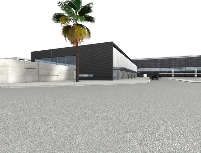 Infografia de l'ampliació de la terminal C de l'aeroport del Prat (AENA)