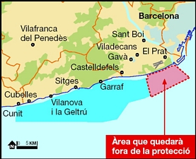 La costa del Prat no quedar dins de la xarxa Natura 2000
