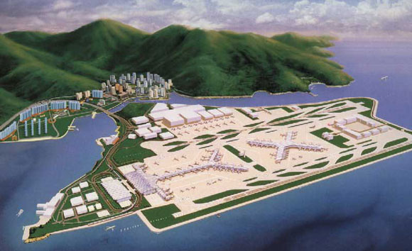 Aeroport de Chek Lap Kok (Hong Kong) - Xina (Després de l'ampliació)