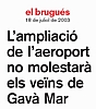 Revista municipal "El Brugus" (18 de juliol de 2003)