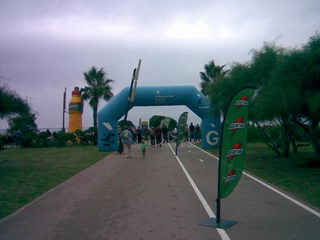 Imatge de la primera triatl sprint ccura Gav Mar celebrada el 12 d'octubre de 2008