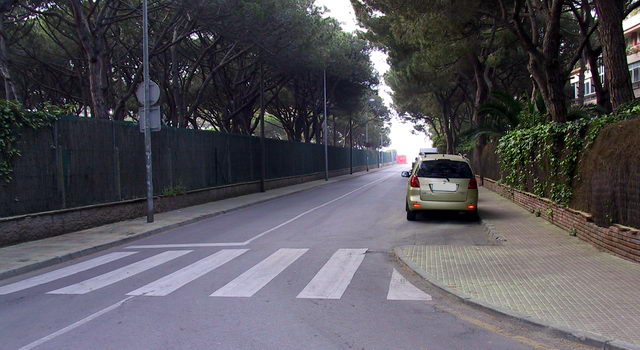 Imagen de la calle Llan de Gav Mar previa a la llegada de los incvicos (14 de mayo de 2009)