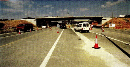 (2000) Construcció del Pont del Silvi's a l'autovia de Castelldefels
