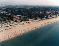 La frontera entre Castelldefels playa y Gavà Mar