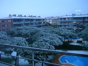 (28 de febrero de 2005) Nevada en Gavà Mar