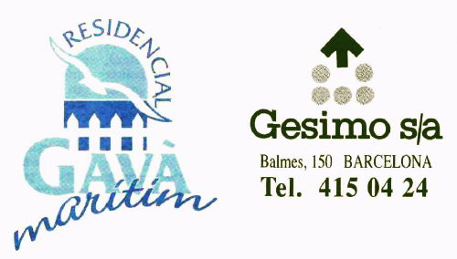 Logotipo del Residencial Gavà Marítim de Gavà Mar desarrollado por la constructora GESIMO